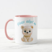 Adoptier mich Bär Tasse (Links)