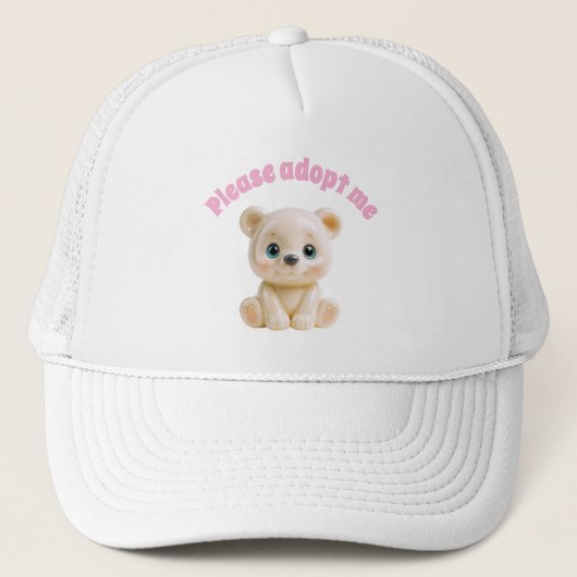 Adoptier mich truckerkappe (Vorderseite)