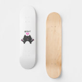 Adoptier mir - Hintergrundfarbe auswählen Skateboard (Vorderseite)