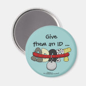 ADOPTIER mit Collar-Give ihnen eine ID Magnet (Vorderseite/Rückseite)