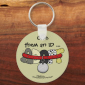 ADOPTIER mit Collar-Give ihnen eine ID Schlüsselanhänger (Vorderseite)