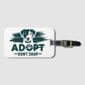 Adoptier nicht einkaufen 2 gepäckanhänger (Vorderseite (Horizontal))
