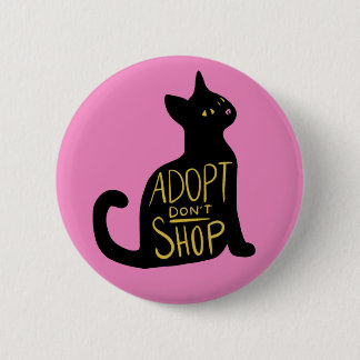 Adoptier nicht Feral Cat Rescue kaufen Button