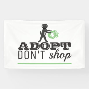 Adoptier nicht kaufen banner