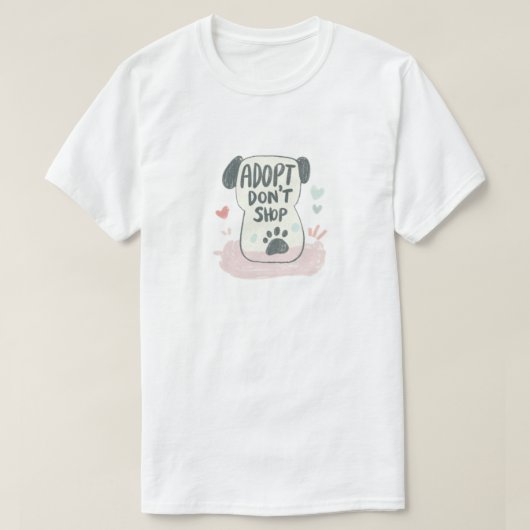 Adoptier, nicht kaufen | Rettung T-Shirt (Design vorne)
