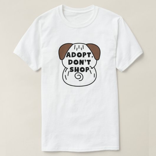 Adoptier, nicht kaufen | Rettung T-Shirt (Design vorne)