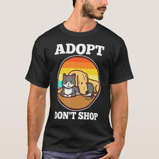 Adoptier nicht kaufen T-Shirt (Vorderseite)