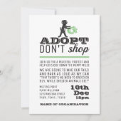 Adoptier nicht kaufen, Treffpunkt Einladung (Vorderseite)