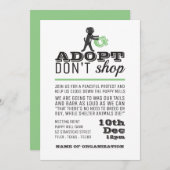 Adoptier nicht kaufen, Treffpunkt Einladung (Vorne/Hinten)