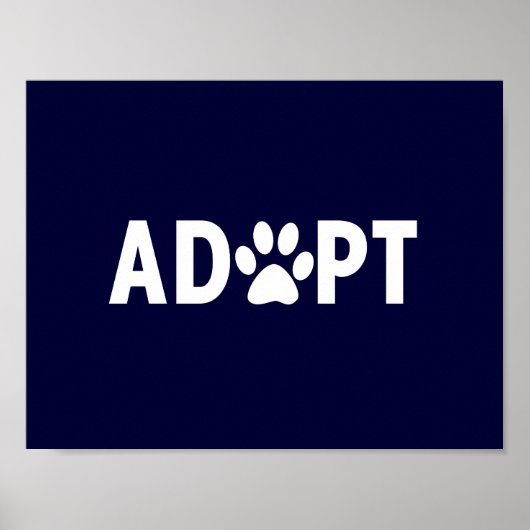 Adoptier Poster (Vorne)