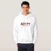 Adoptier Rett eines Haustiers Hoodie (Vorne ganz)