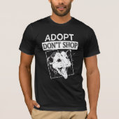 Adoptier, Schreib dich nicht im Posum - Opossum-Li T-Shirt (Vorderseite)