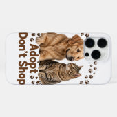 Adoptier statt kaufen iPhone 16 Pro Max Hülle (Rückseite (Horizontal))