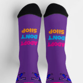 Adoptier statt kaufen - Katzen Crew Socken (Oben)
