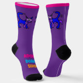 Adoptier statt kaufen - Katzen Crew Socken (Gewinkelt)
