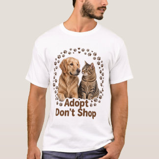 Adoptier statt kaufen V2 Herren T-Shirt