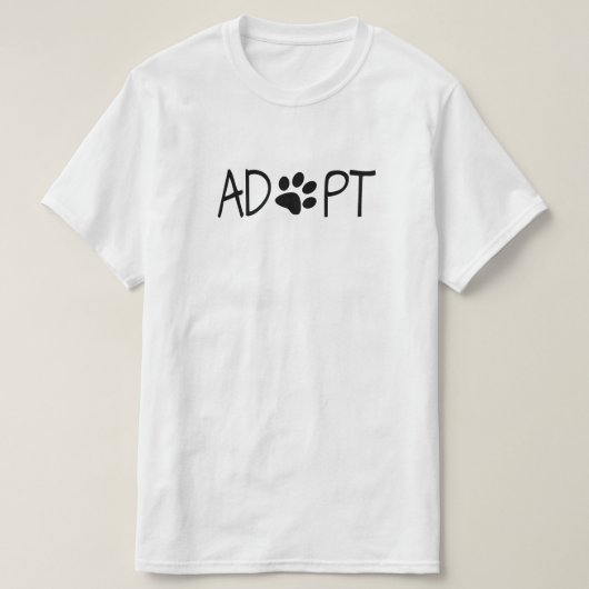 Adoptier T-Shirt (Design vorne)