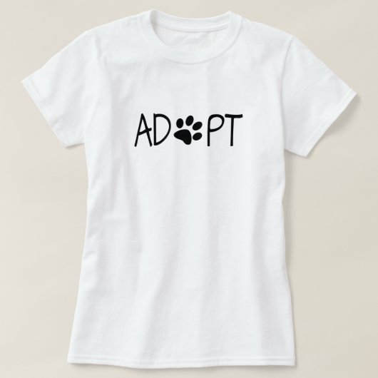 Adoptier T-Shirt (Design vorne)