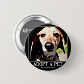 Adoptier, wir brauchen auch Liebe_ Button (Vorne & Hinten)