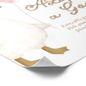 Adoptiere eine Gans | Lass uns rosa Mädchen gänseg Poster (Ecke)