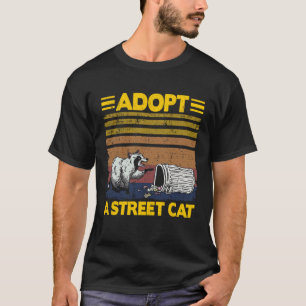 Adoptiere eine Straßenkatze Waschbär 3 T-Shirt