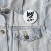 Adoptiere, nicht kaufen 3 button (Beispiel)