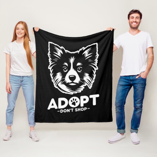 Adoptiere, nicht kaufen 3 fleecedecke (Beispiel)
