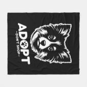 Adoptiere, nicht kaufen 3 fleecedecke (Vorderseite (Horizontal))