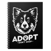 Adoptiere, nicht kaufen 3 notizblock (Vorderseite)