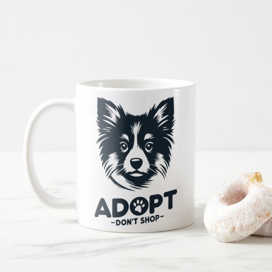 Adoptiere, statt zu kaufen 3 kaffeetasse (Mit Donut)