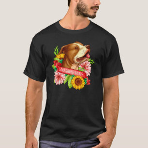 Adoptiere statt zu kaufen Tier Pitbull Pibble Mama T-Shirt