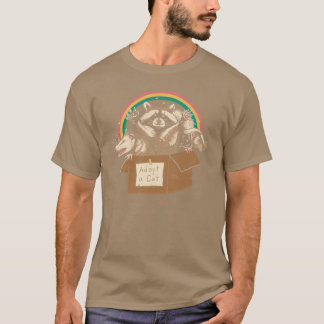 Adoptiere verbotene Katzen Retro-Freund T-Shirt