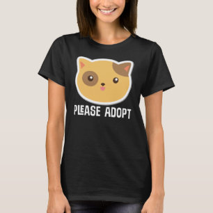 Adoptieren Sie bitte Katzen-Rettungs-T - Shirt