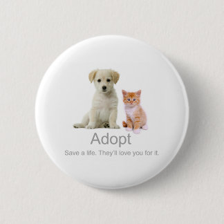adoptieren Sie ein Haustier Button