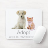 adoptieren Sie ein Haustier Mousepad (Mit Mouse)