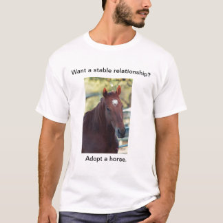 Adoptieren Sie ein Pferd T-Shirt