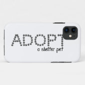 Adoptieren Sie ein Schutz-Haustier-Tatzen Case-Mate iPhone Hülle (Rückseite (Horizontal))