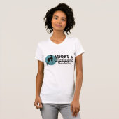 Adoptieren Sie ein Windhund-Logo T-Shirt (Vorne ganz)