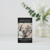 Adoptieren Sie eine älterer Visitenkarte (Stehend Vorderseite)