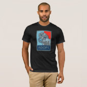 Adoptieren Sie einen HundeT - Shirt (Vorne ganz)