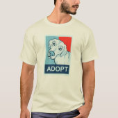 Adoptieren Sie einen HundeT - Shirt (Vorderseite)