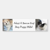 Adoptieren Sie einen Resuce Hund - Havanese Welpen Autoaufkleber (Vorne)