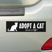Adoptieren Sie einen Tierschutz des Autoaufkleber (Auf Auto)