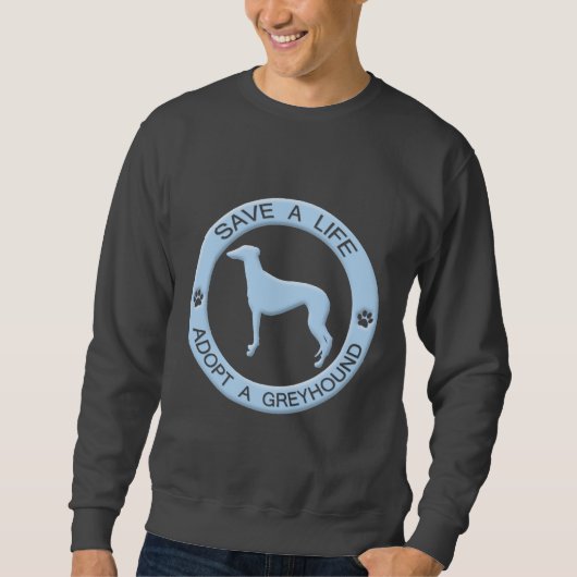Adoptieren Sie einen Windhund-T - Shirt (Vorderseite)