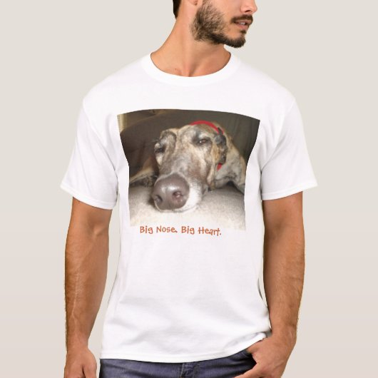 Adoptieren Sie einen Windhund T-Shirt (Vorderseite)