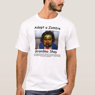 Adoptieren Sie Großmutter Shay Zombie T-Shirt