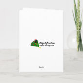 Adoptieren Sie: Katzen-Weihnachtsbaum: Karte (Rückseite)