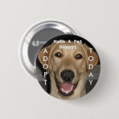 Adoptieren Sie Knöpfe Button (Vorne & Hinten)