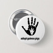 Adoptieren Sie Meerschweinchen-Knopf - Button (Vorne & Hinten)