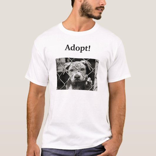 Adoptieren Sie! Nur Liebe-Geld kann kaufen T-Shirt (Vorderseite)